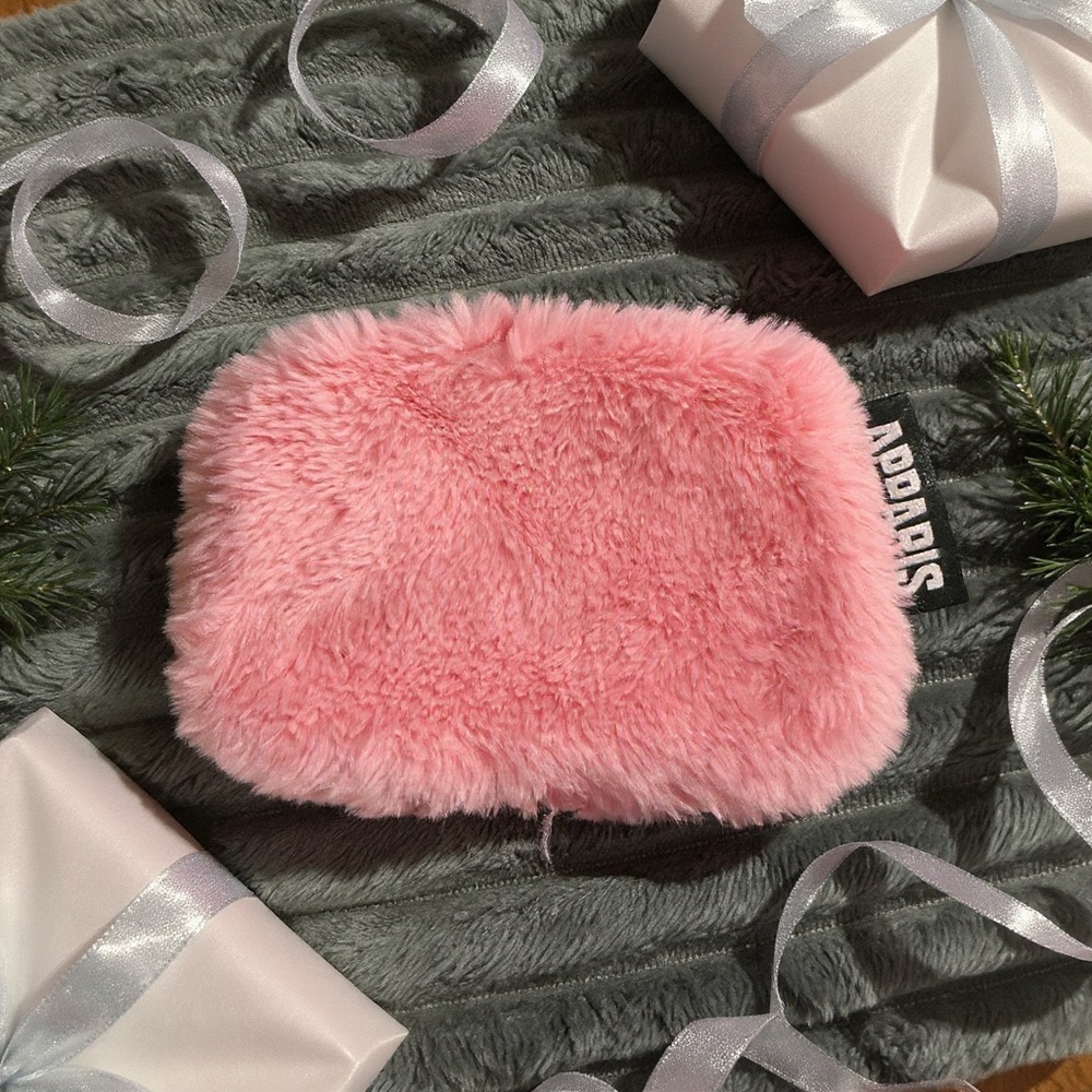 Apparis Pink Faux Fur Clutch - Picture 3 of 4